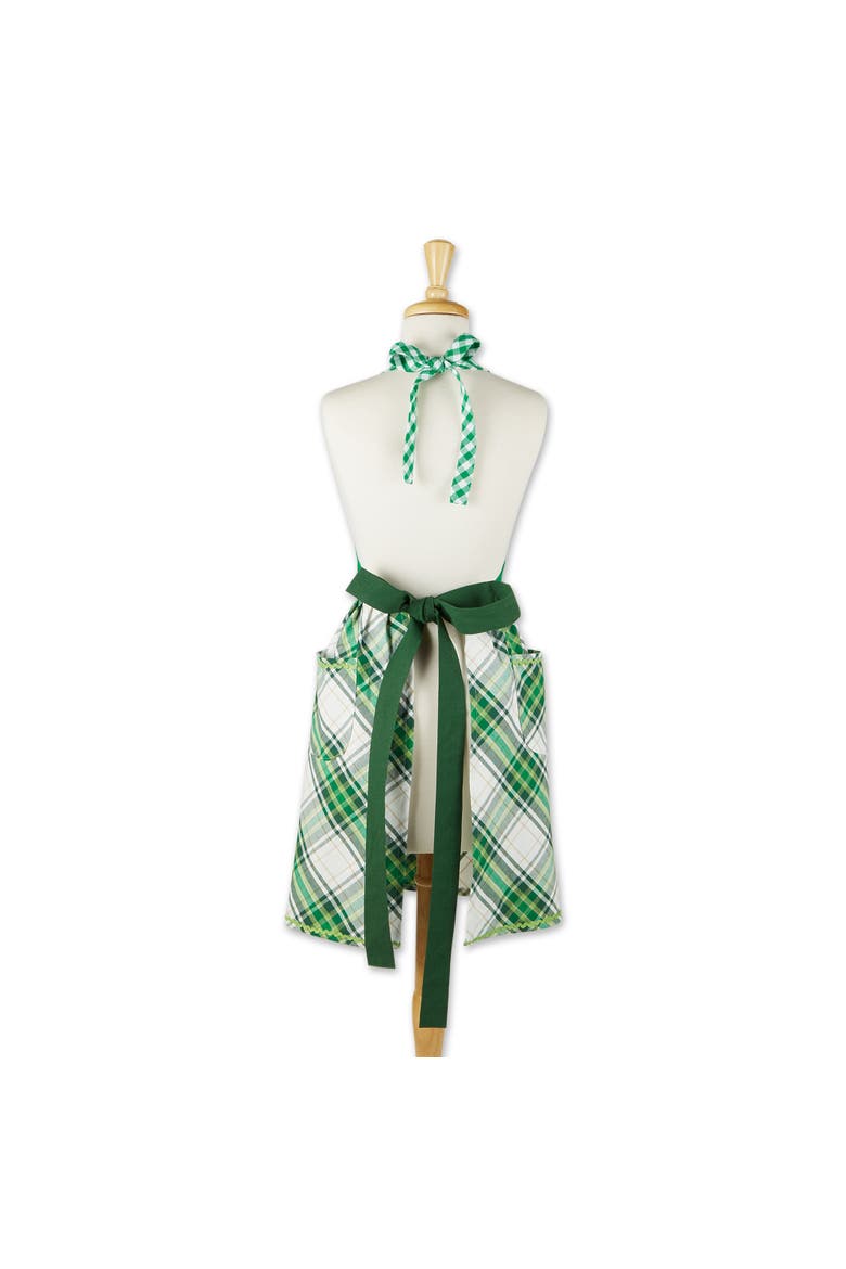 Lucky Clover Embellished Apron, Alternate, color, Lucky Clover