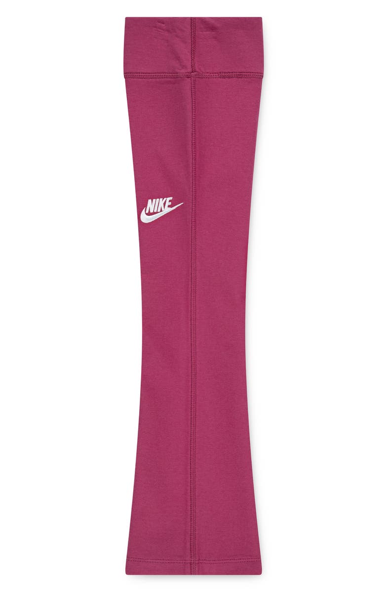 Nike Kids' Flare Leggings, Alternate, color, Sweet Beet