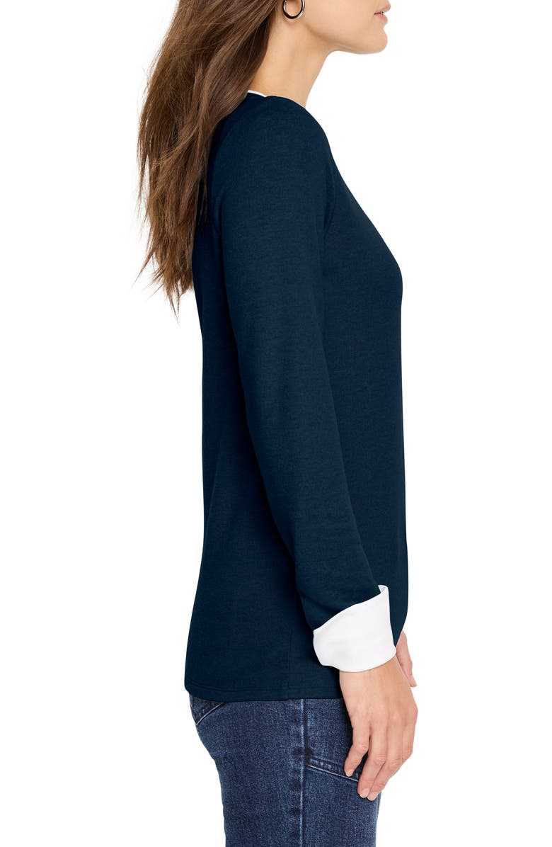 NZT by NIC+ZOE Layer Knit Top, Alternate, color, 