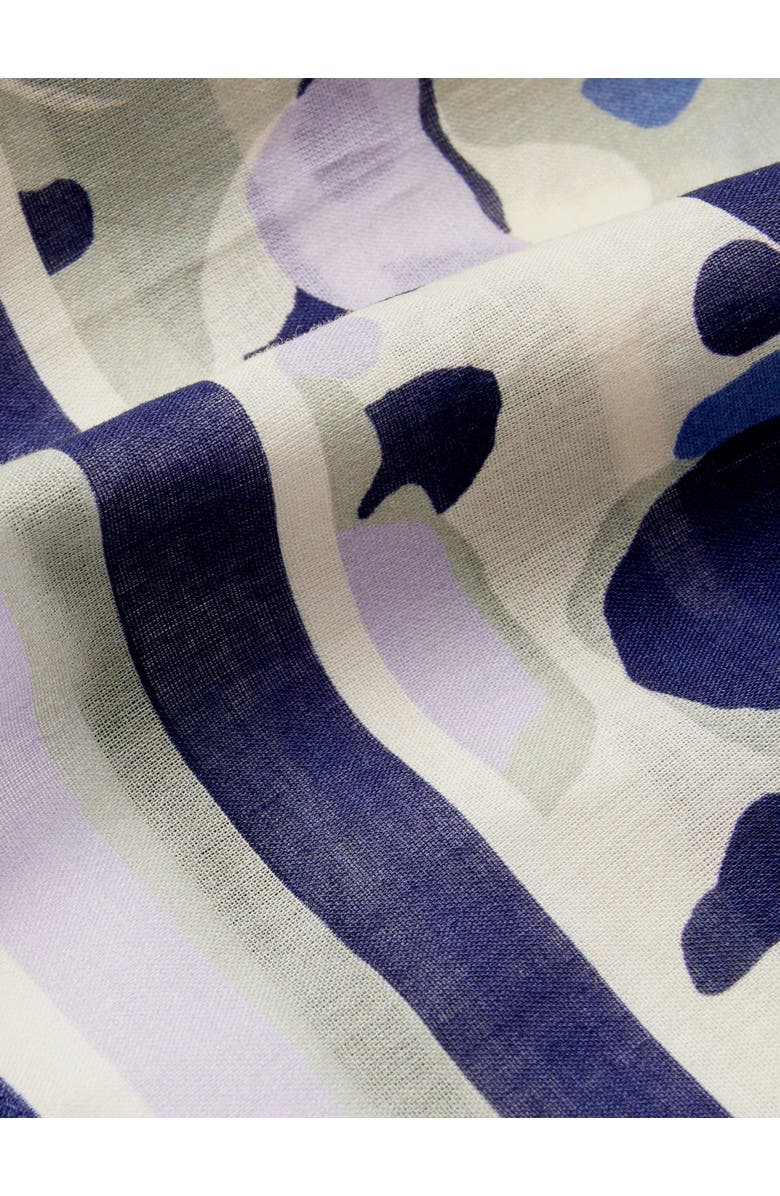 Masai Copenhagen MaAlondro Lightweight Floral Scarf, Alternate, color, Seagrass