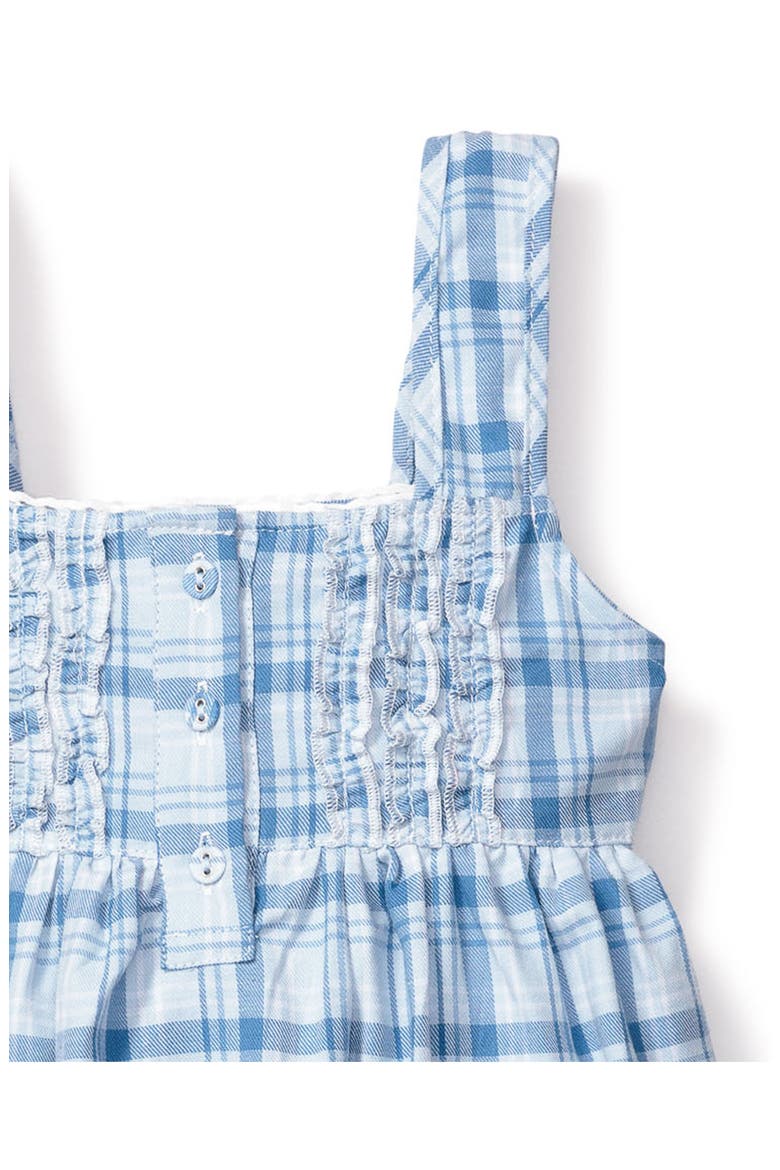 Kids' Seafarer Plaid Flannel Nightgown, Alternate, color, BLUE