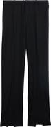 Bottega Veneta Light Wool Grain de Poudre Straight Leg Pants