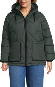 Lands' End FeatherFree Insulated Diamond Quilted Jacket