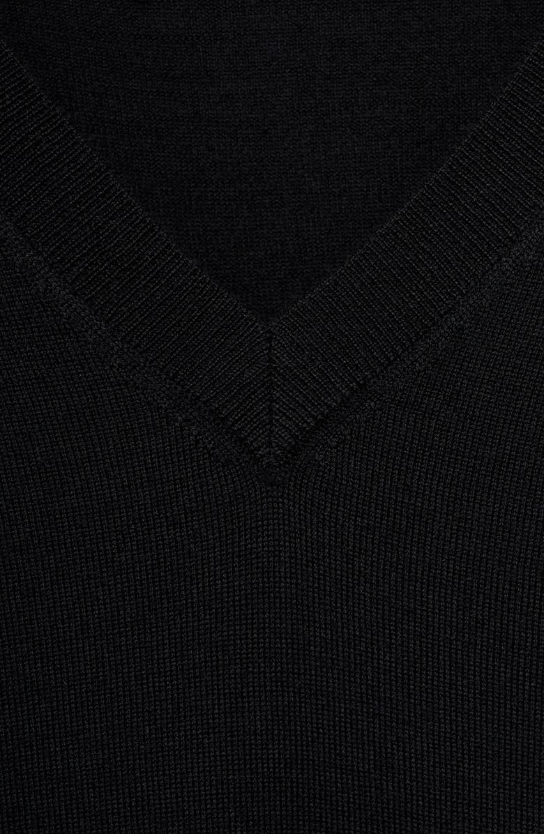 MANGO V-Neck Merino Wool Sweater, Alternate, color, 
