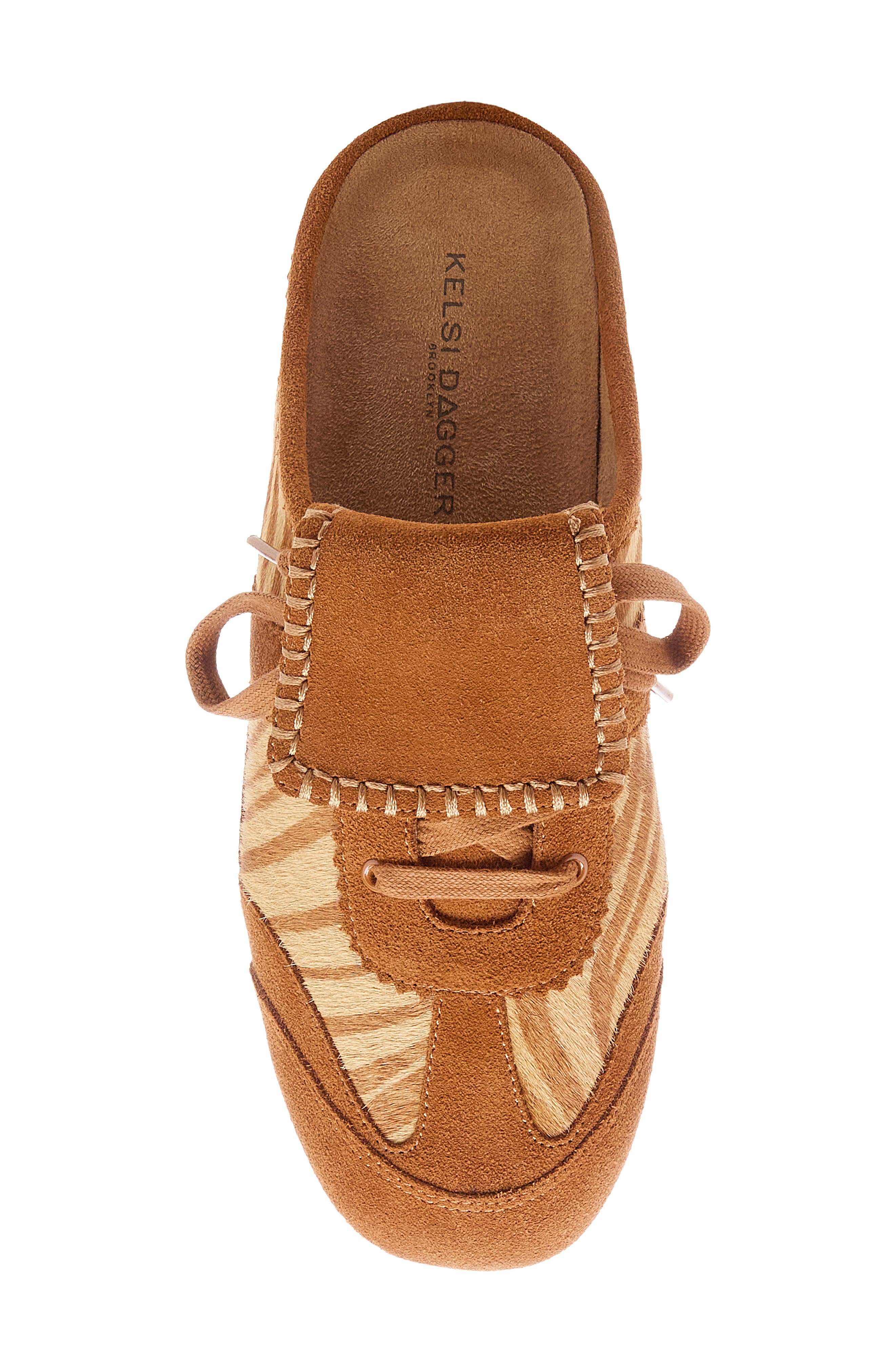 Scotty Flat Mule, Alternate, color, ZEBRA CALF HAIR