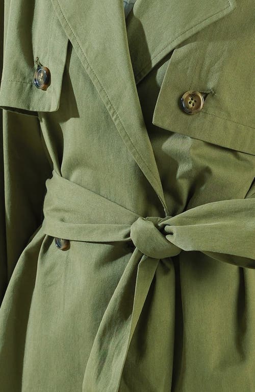 Freemarket Solid Cotton Jacket In Green