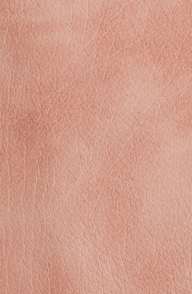 KOBI HALPERIN Lyles Faux Leather Crop Jacket, Alternate, color, Rouge