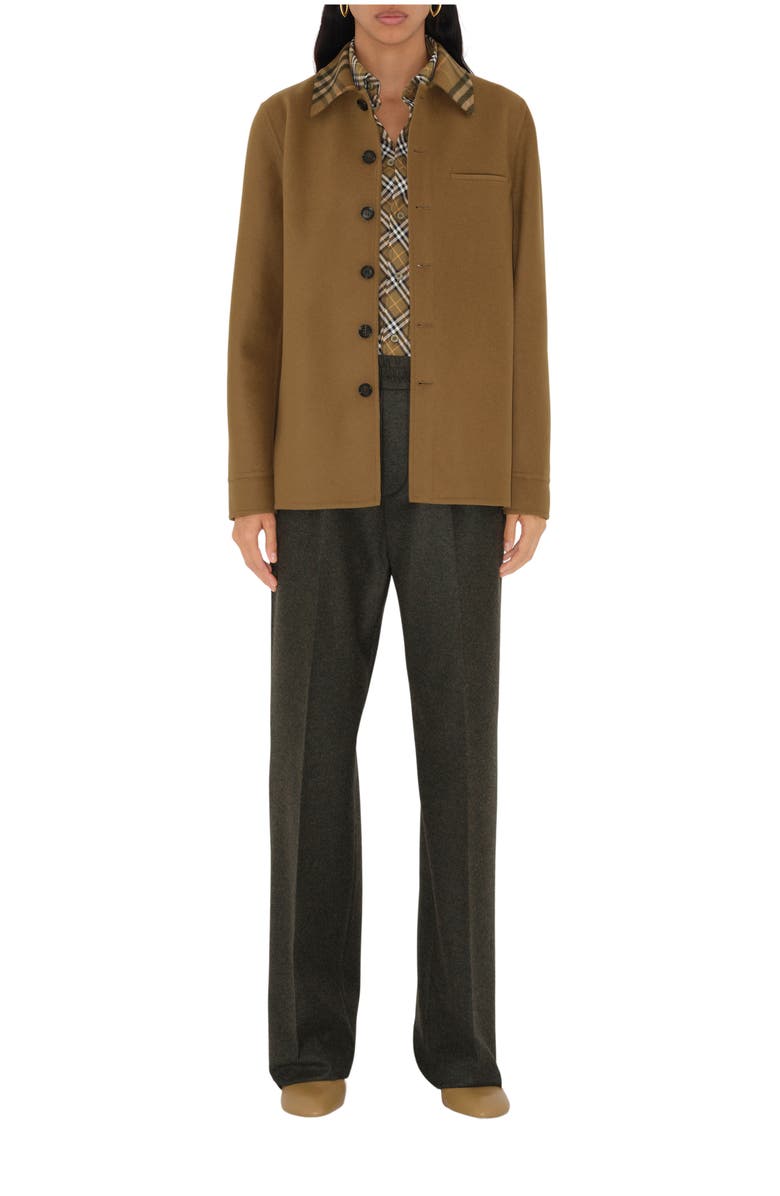 Burberry Wool Overshirt, Main, color, 