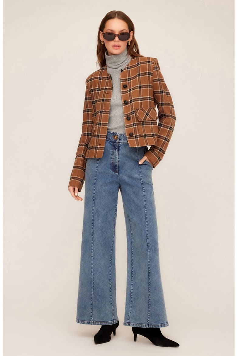 Jackie Plaid Jacket, Alternate, color, PLAID