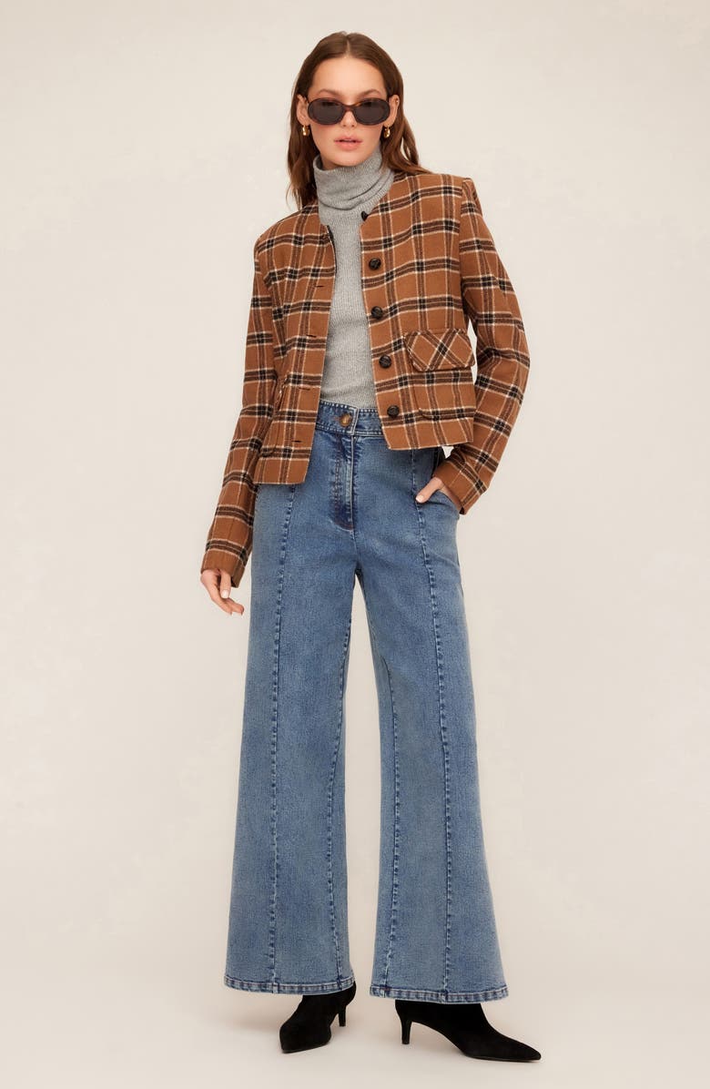 FIFTEEN TWENTY Jackie Plaid Jacket, Alternate, color, Plaid