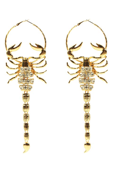 Scorpion Drop Earrings