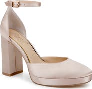 Jewel Badgley Mischka Stephanie Ankle Strap Platform Pump