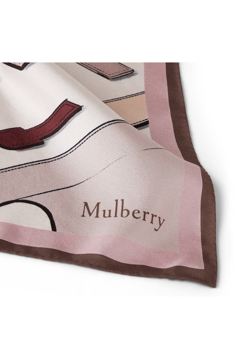 Mulberry Square Scarf - Bayswater Workshop, Alternate, color, Blossom Pink