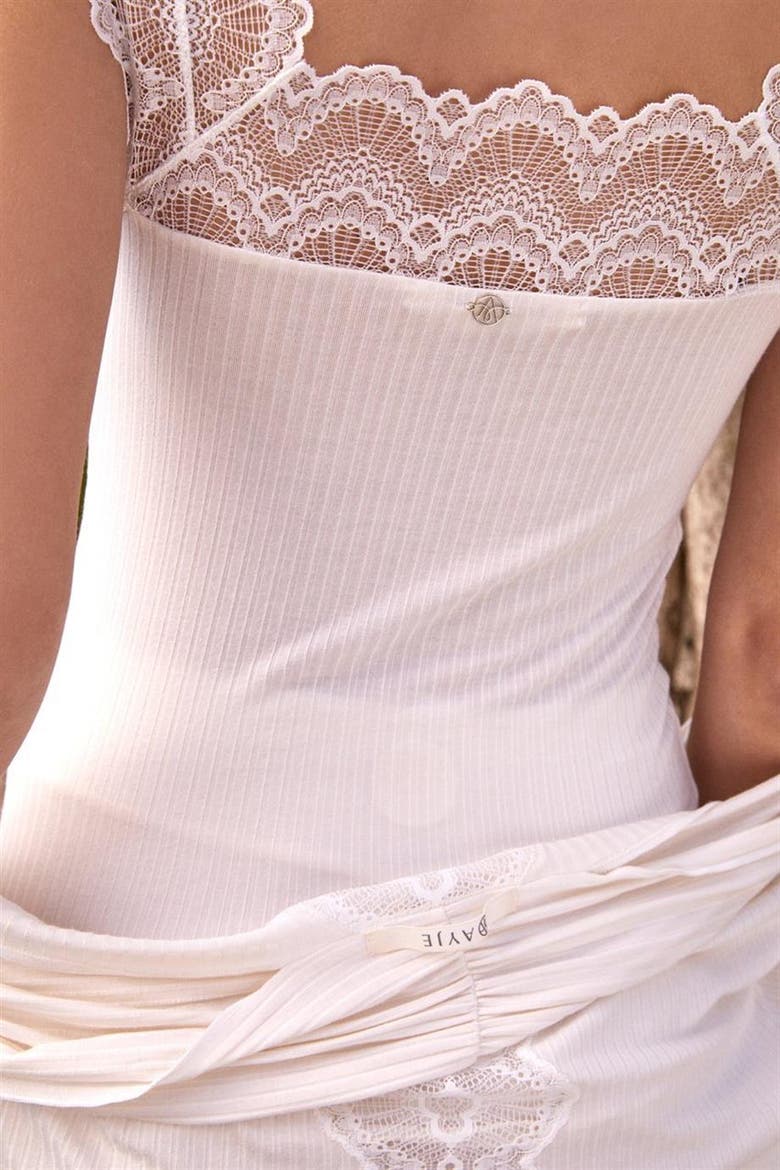 Dahlia Lace-Detail Camisole, Alternate, color, White