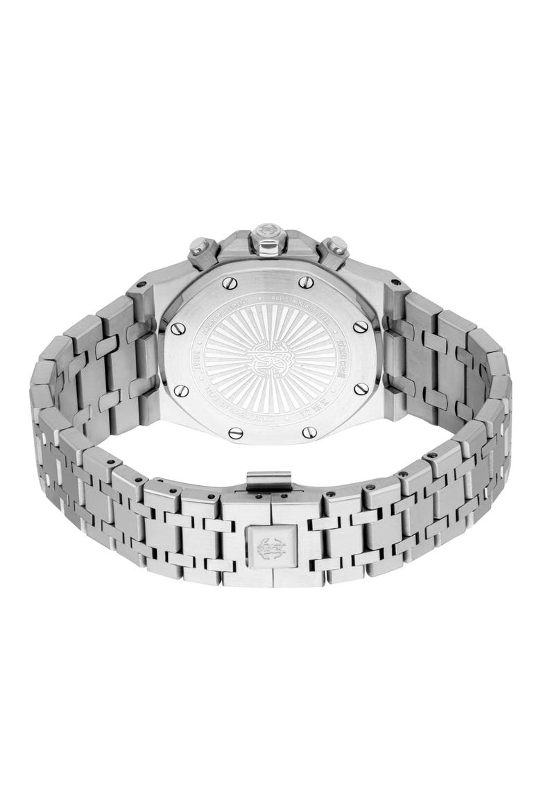 Ottago Bracelet Watch, 42mm, Main, color, SILVER