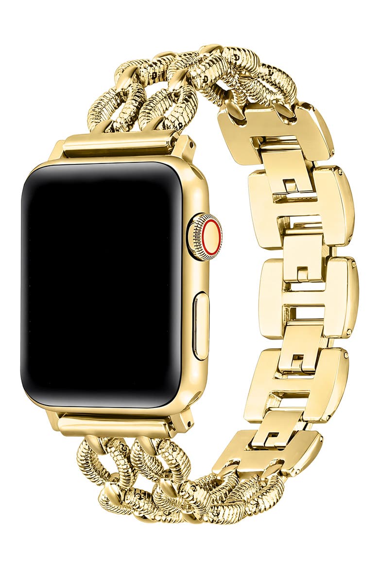 Joan Apple Watchband, Alternate, color, GOLD