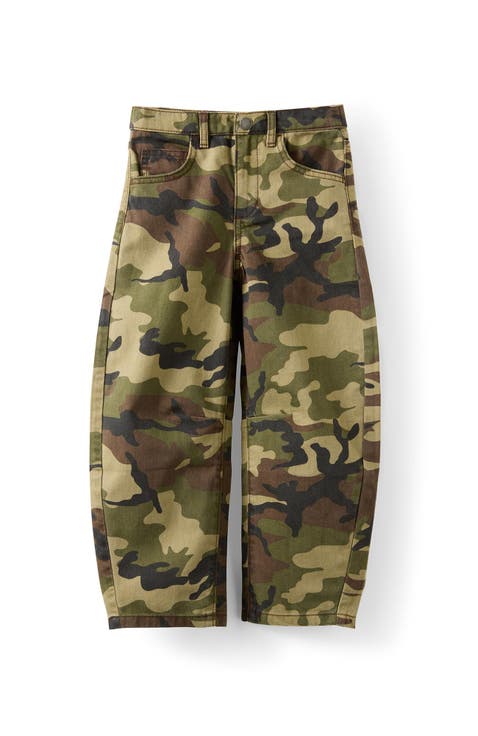 Kid's Unisex Barrel Leg Denim Jean