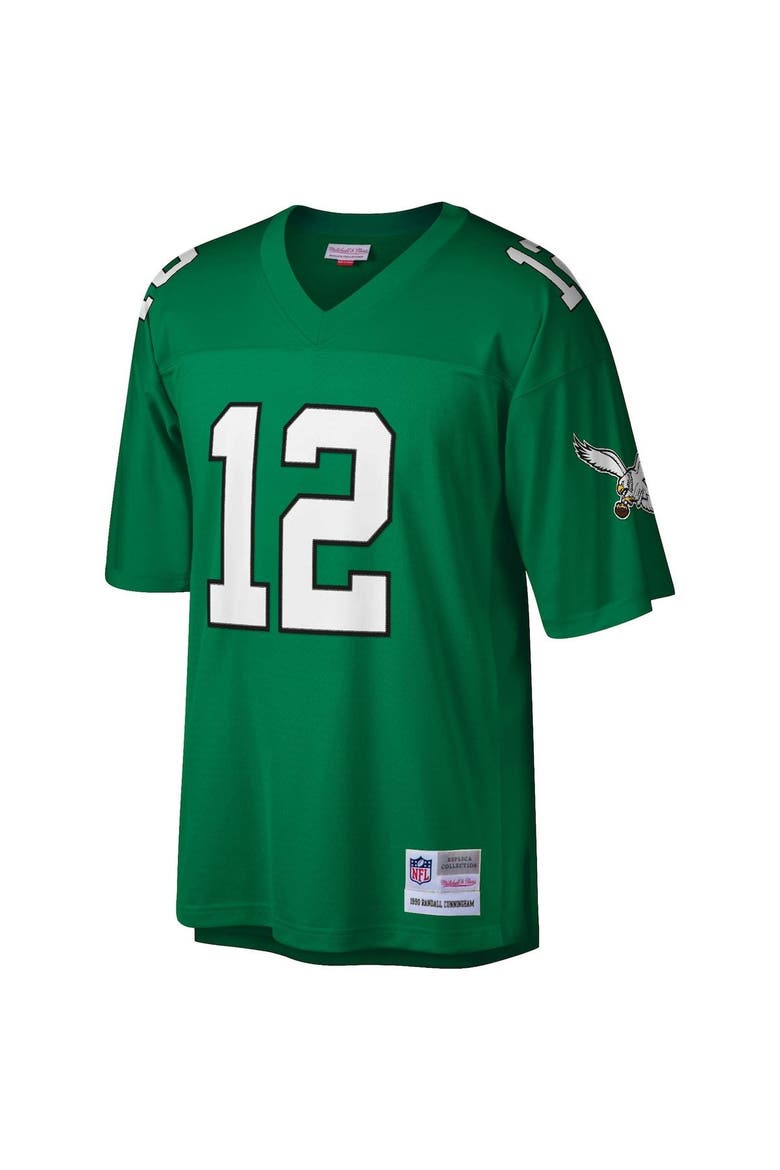 Men's Mitchell & Ness Randall Cunningham Kelly Green Philadelphia Eagles Legacy Replica Jersey, Alternate, color, Kelly Green
