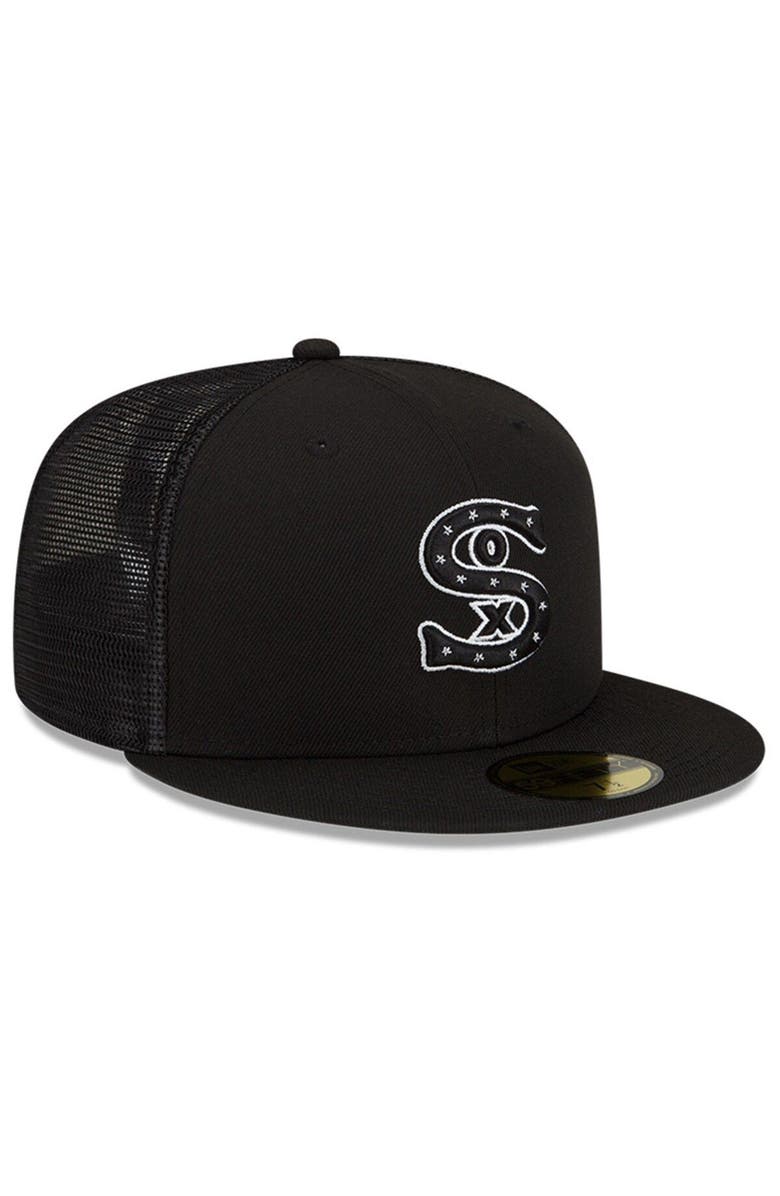 New Era Men's New Era  Black Chicago White Sox 2023 Batting Practice 59FIFTY Fitted Hat, Alternate, color, 