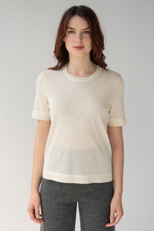 Sskein Sweater Tee In Ivory
