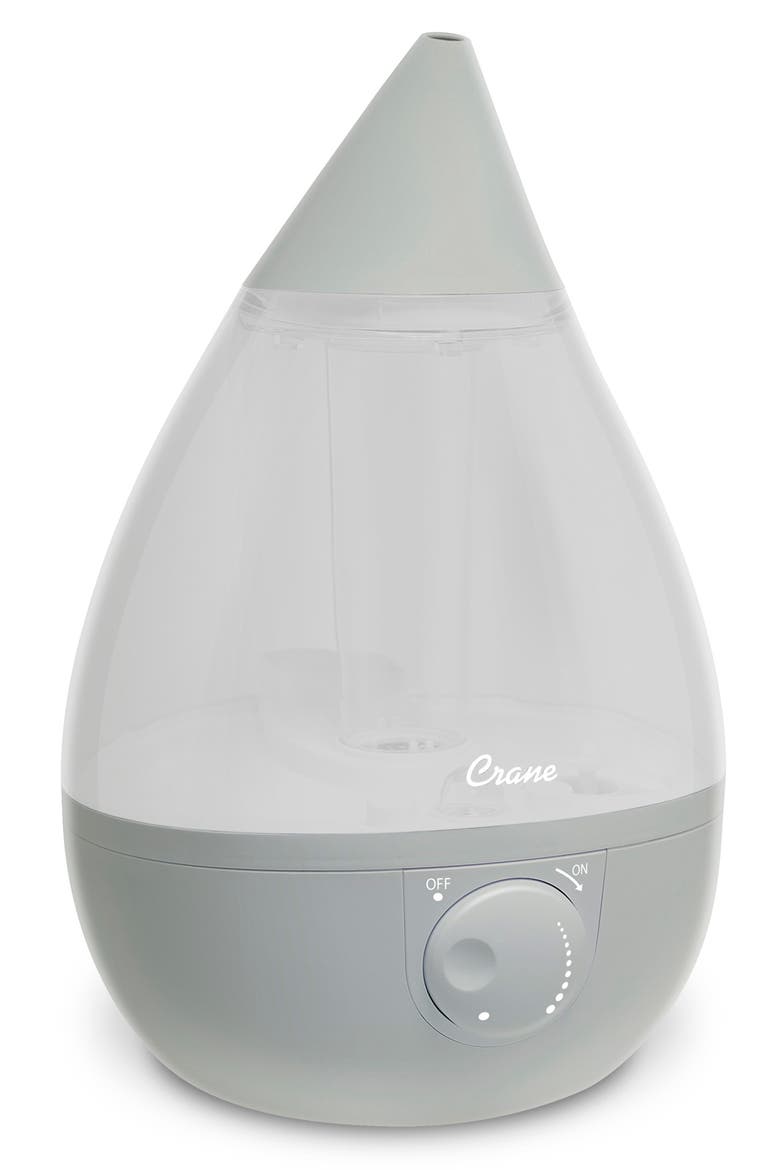 Drop 1-Gallon Cool Mist Humidifier, Main, color, GREY