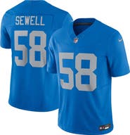 Nike Men's Nike Penei Sewell Blue Detroit Lions Vapor F.U.S.E. Alternate Limited Jersey