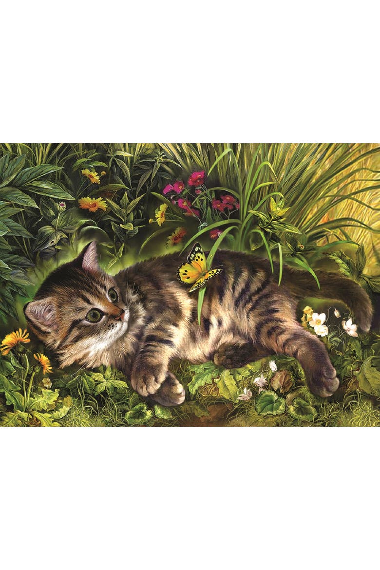 Garden Kitten Play 1000 piece Jigsaw Puzzle for Adults, Alternate, color, Multicolor