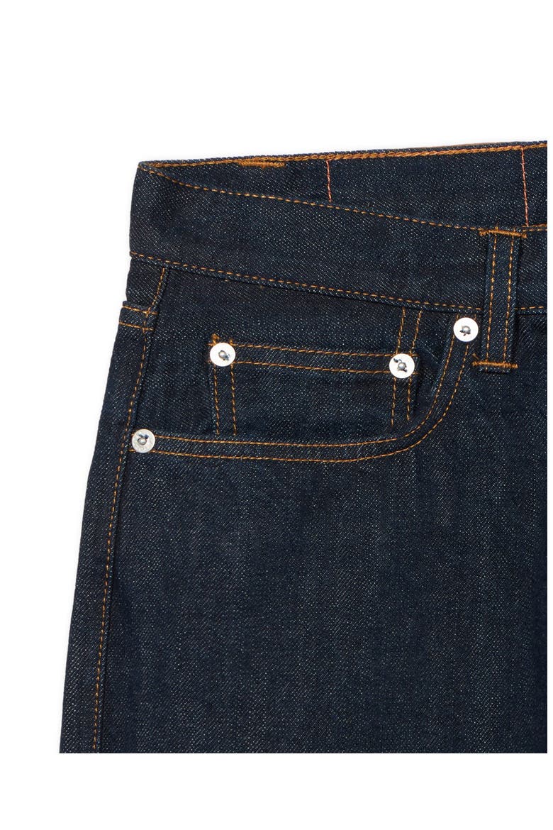 911 Superjohn Japanese Selvedge 5-Pocket High-Waist Denim Pants, Alternate, color, Indigo Rinse