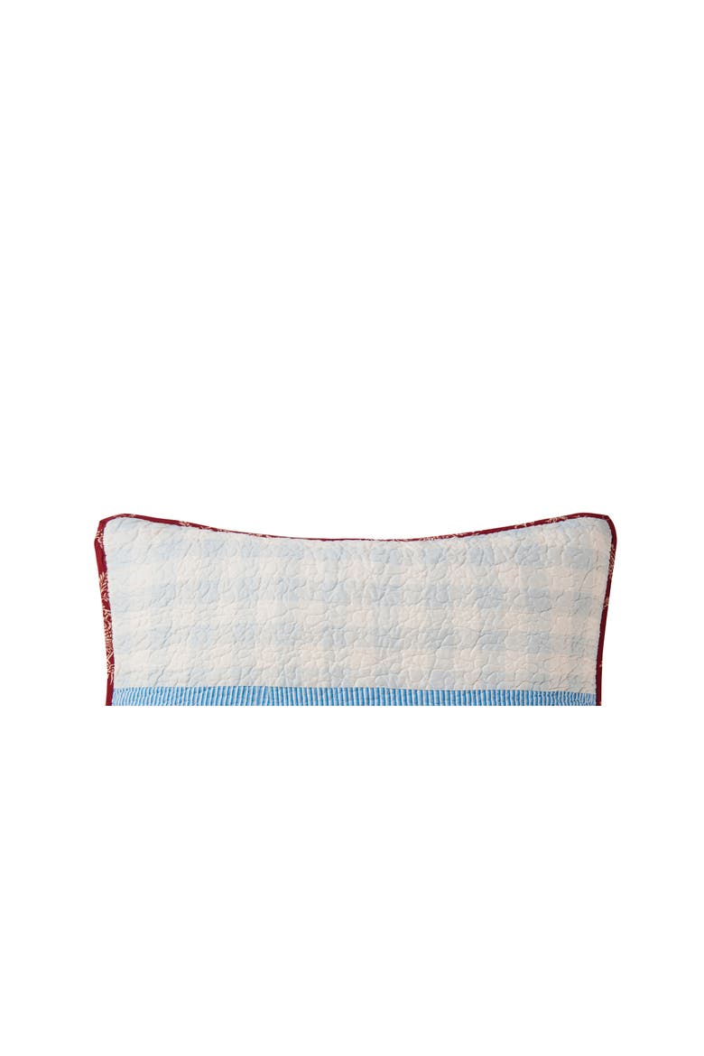 Betty Cotton Standard Sham 20" x 26", Alternate, color, Blue