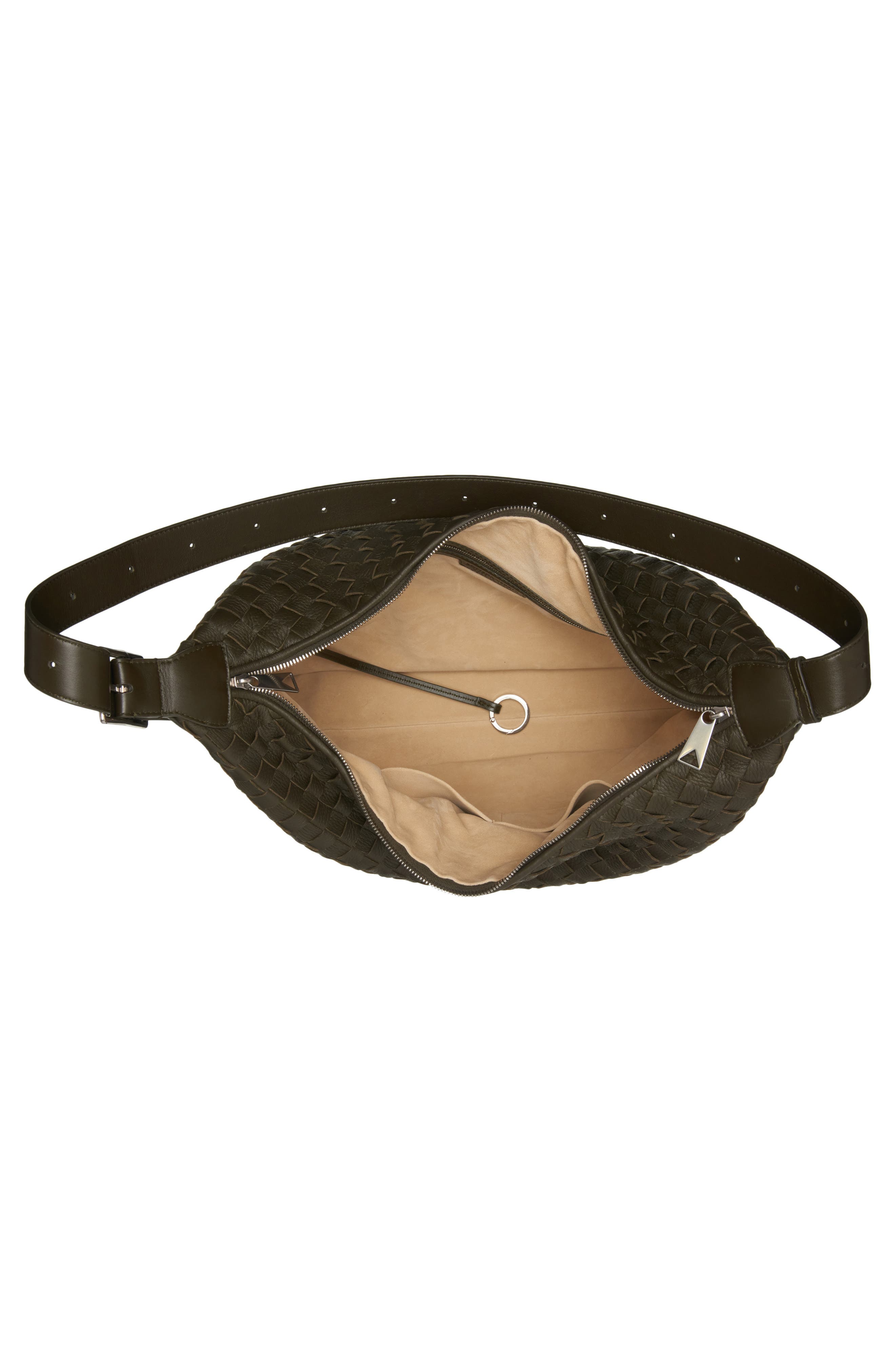 Bottega Veneta Medium Intrecciato Traveller Hobo Bag, Alternate, color, 
