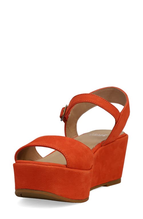 Eileen Fisher Mime Platform Sandal In Tangelo