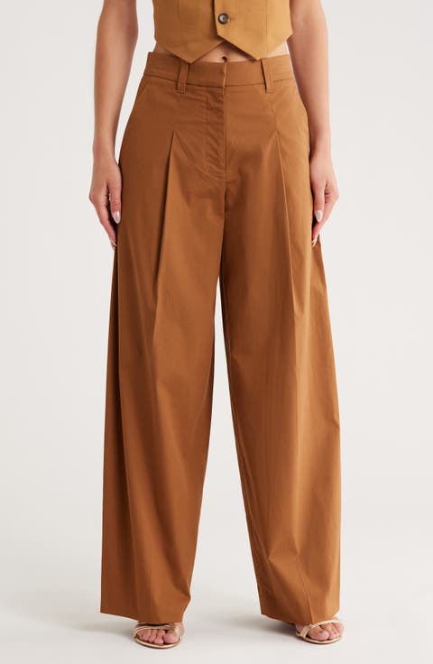 Ryder High Waist Stretch Cotton Bootcut Pants