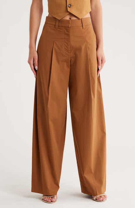 A.L.C. Ryder High Waist Stretch Cotton Bootcut Pants