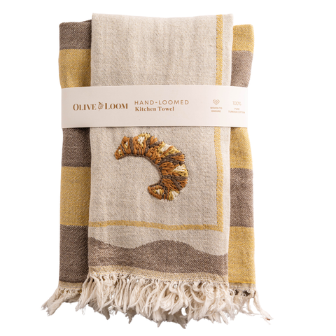 Hand-Stitched Kitchen Towel