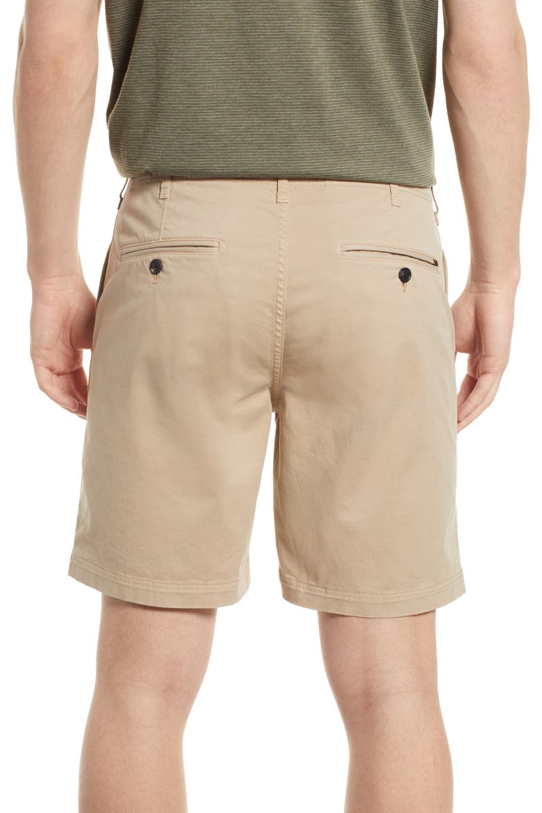 Men's Cotton Blend Chino Shorts, Alternate, color, KHAKI