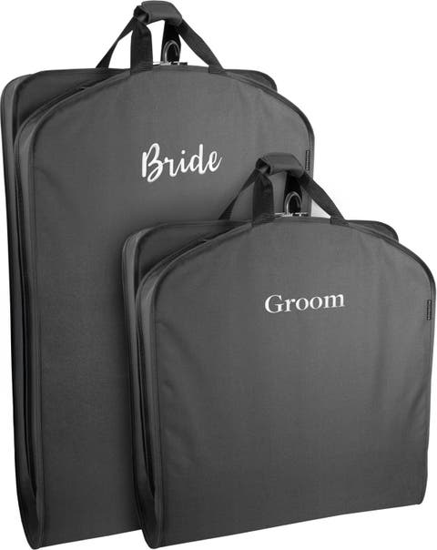 Bride 
Groom 60 Inch 
40 Inch Deluxe Travel Garment Bag