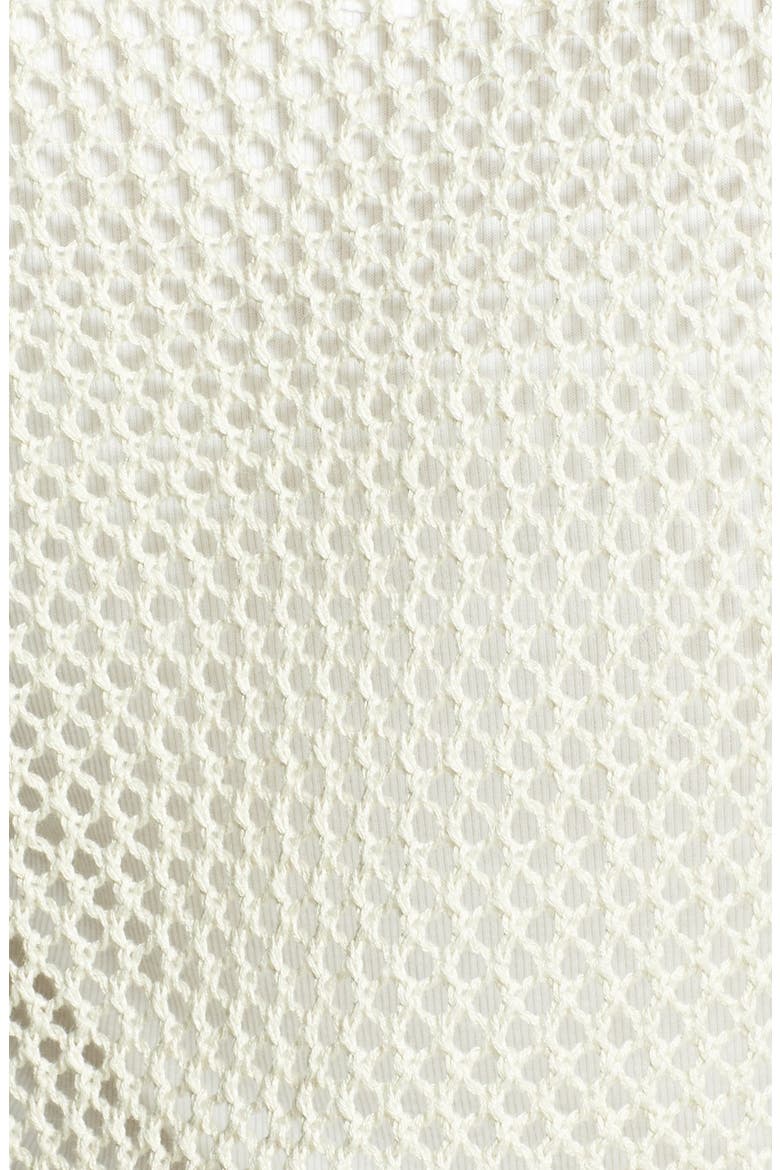 Open Stitch Linen & Cotton Sweater, Alternate, color, BEIGE RAINY DAY