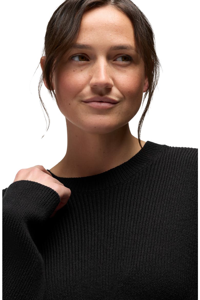 Divine Day Sweater, Alternate, color, BLACK