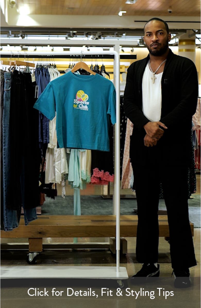 Kids' Oversize Tennis Graphic T-Shirt, sales video thumbnail