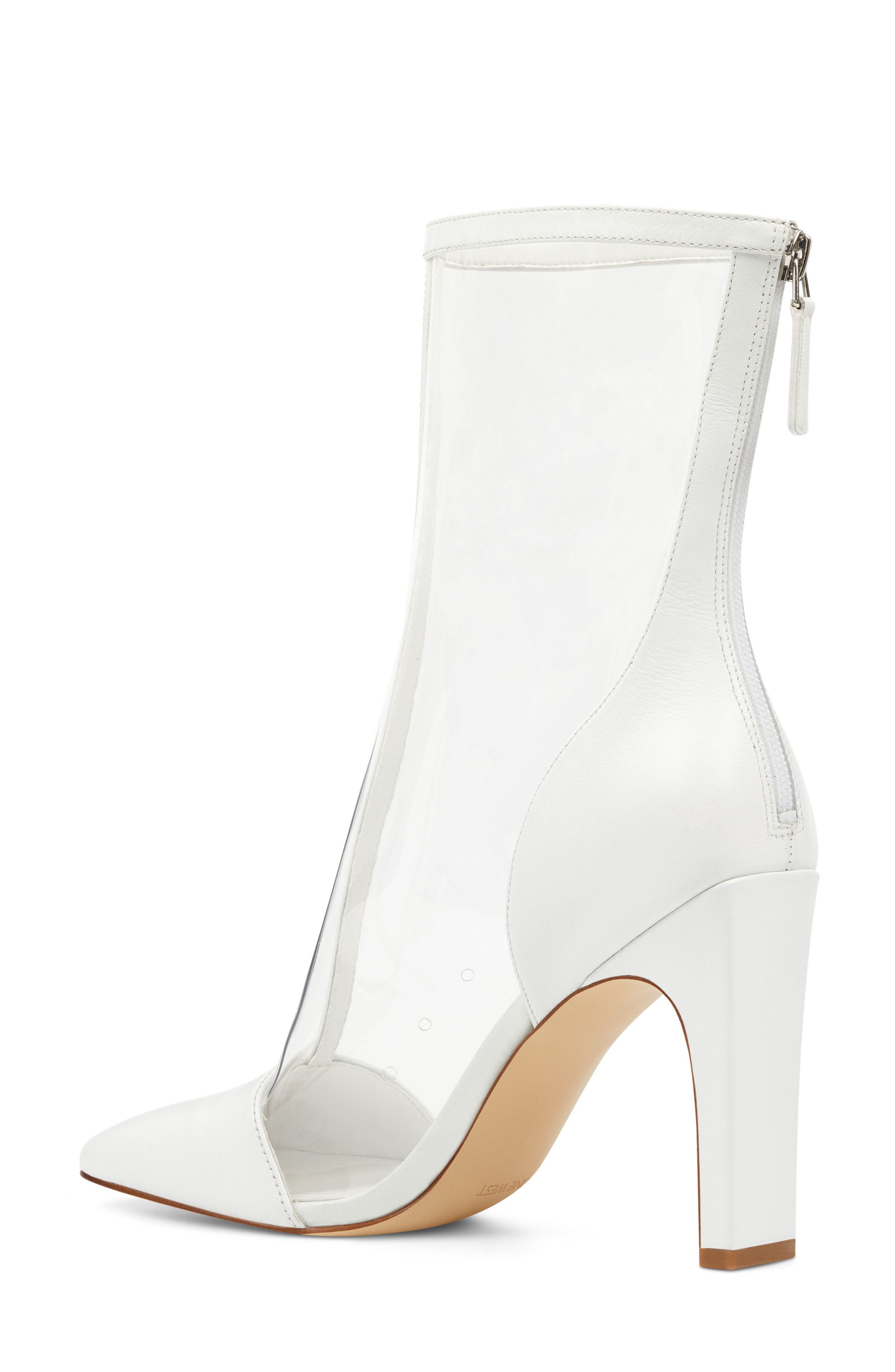 Quitend Boot, Alternate, color, CLEAR/ WHITE
