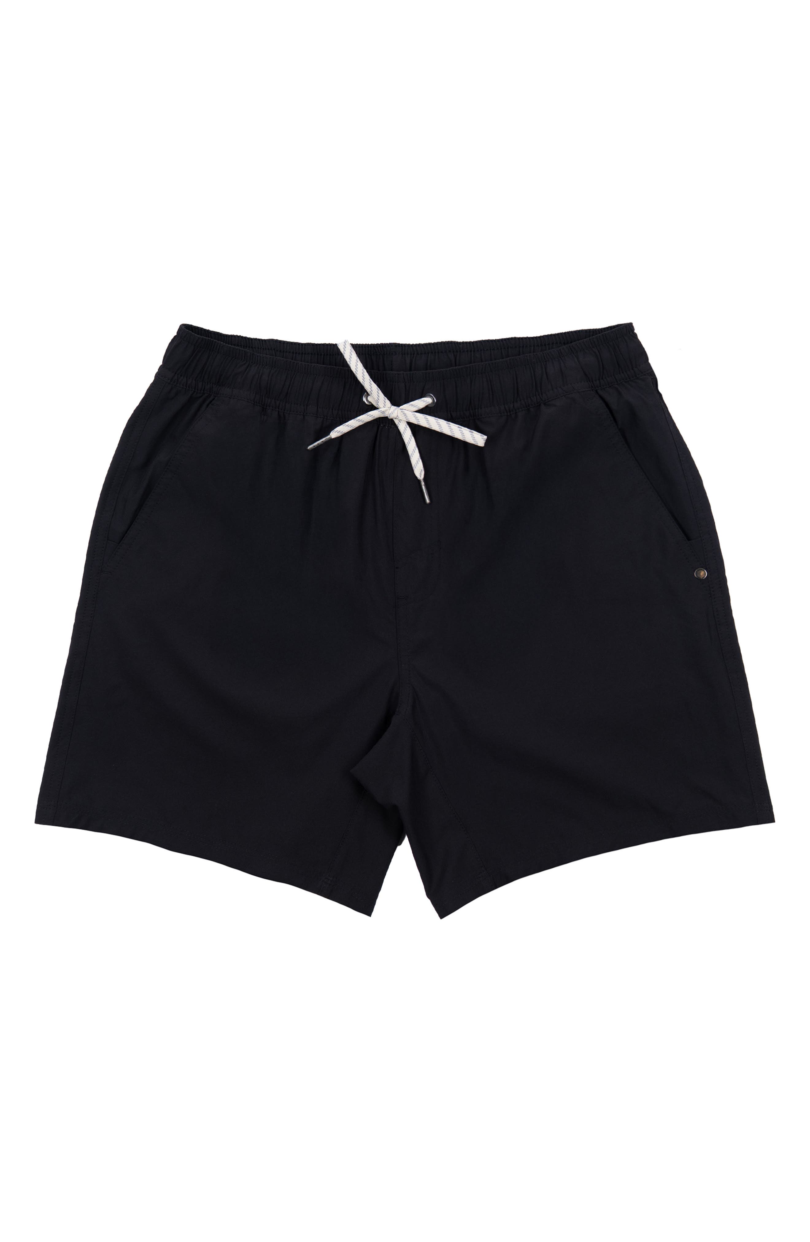 BURNSIDE Elastic Waist Shorts with Liner