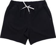 BURNSIDE Elastic Waist Shorts with Liner
