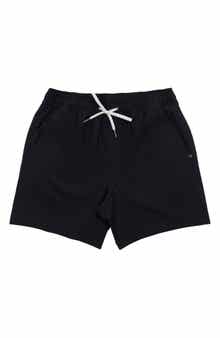 BURNSIDE Elastic Waist Shorts with Liner
