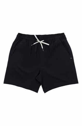 BURNSIDE Elastic Waist Shorts with Liner