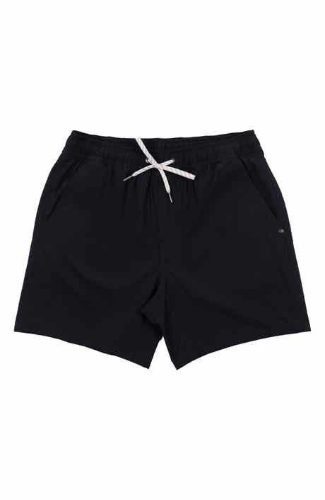 BURNSIDE Elastic Waist Shorts with Liner