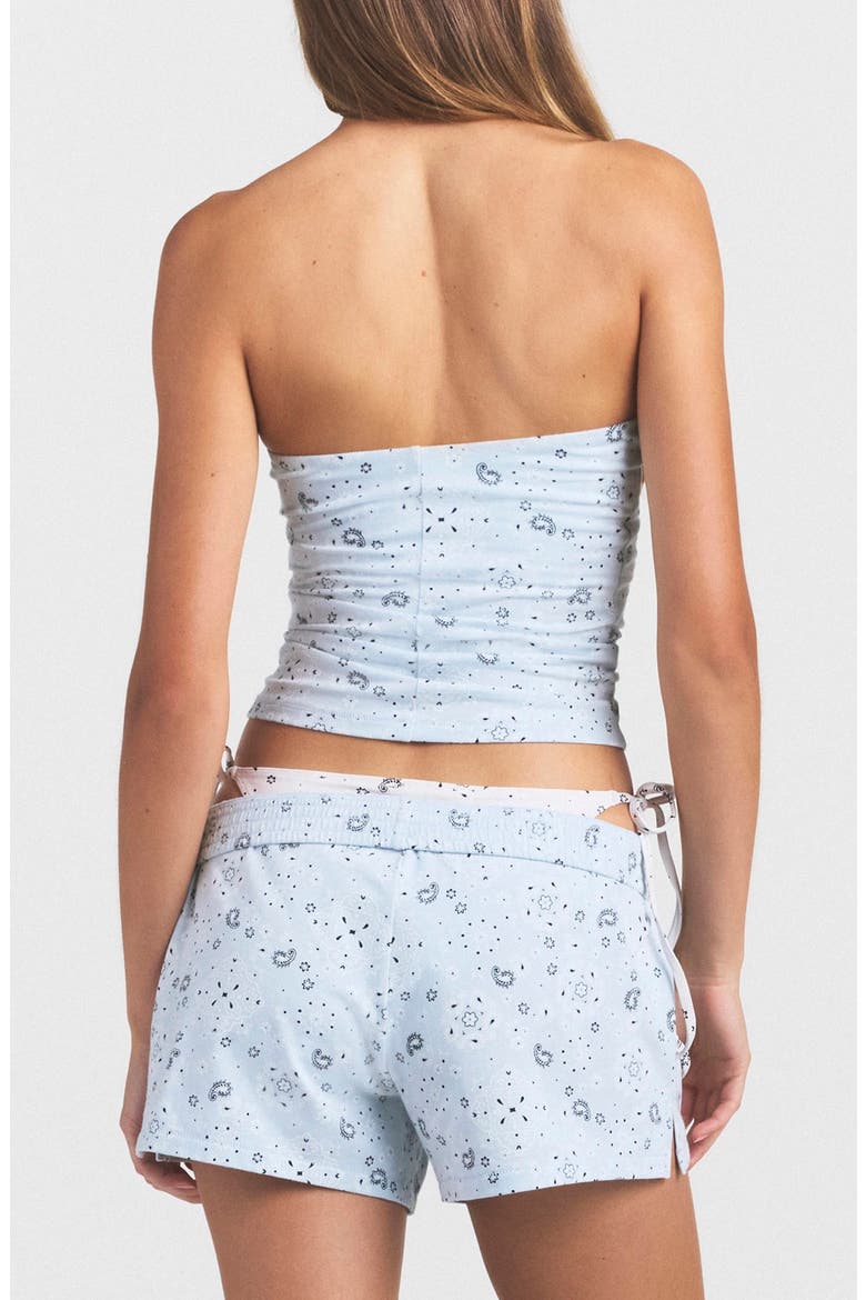 Stretch Cotton Jersey Tube Top, Alternate, color, POWDER BLUE BANDANA