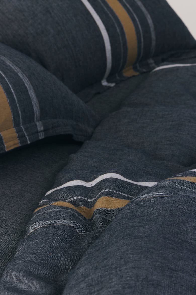 Runda King Duvet Cover, Alternate, color, Navy Blue
