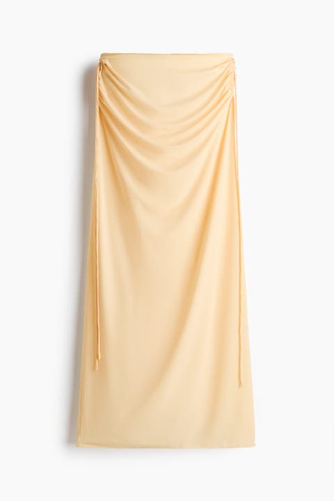 Drawstring-detail Beach Skirt