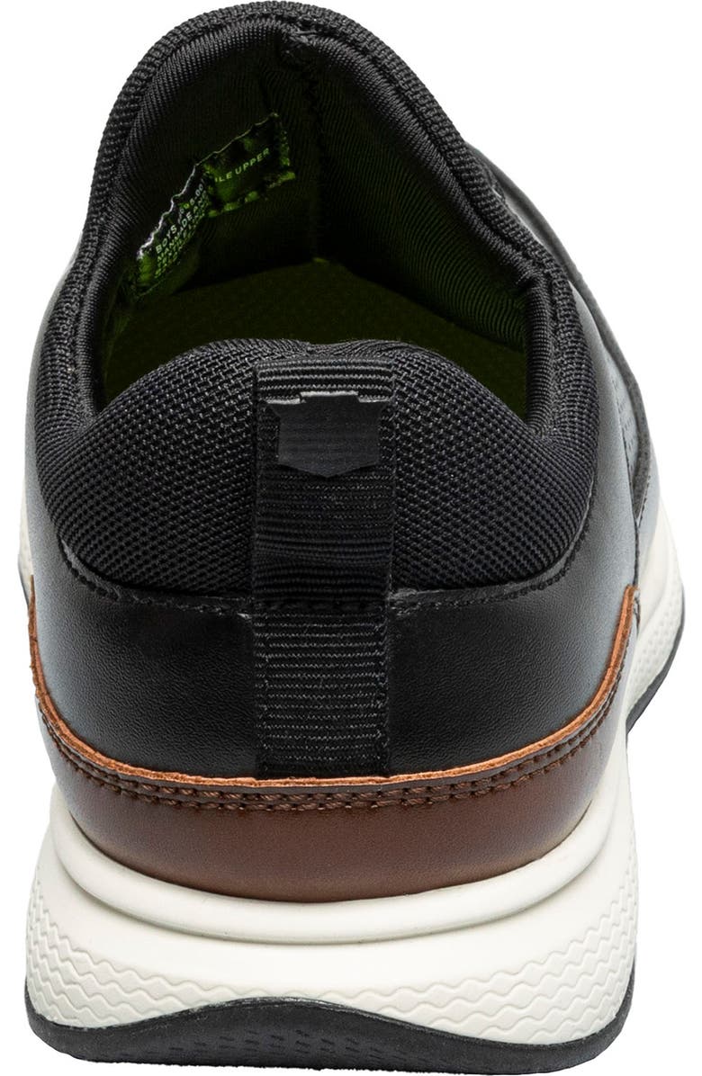 Florsheim Kids' Satellite Perforated Sneaker, Alternate, color, Black