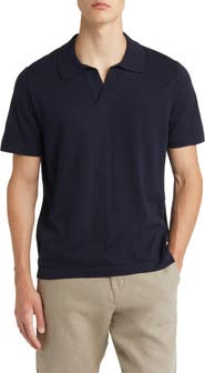 NN07 Ryan 6311 Cotton & Linen Johnny Collar Polo